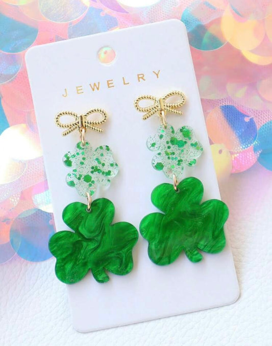 Clover Dangle Earrings