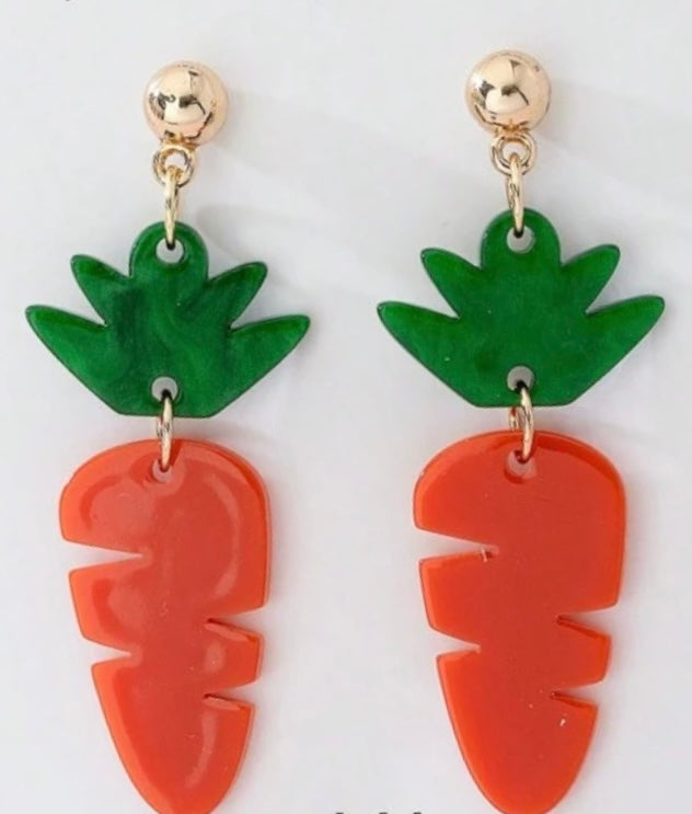 Carrot Earrings