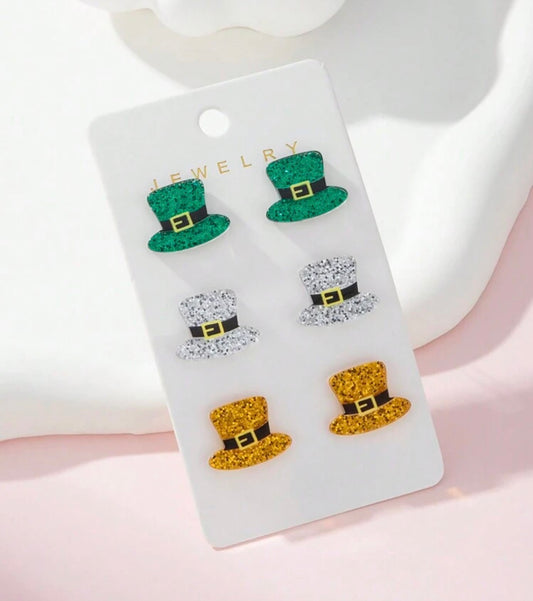 Set of 3 St. Patrick’s day Earrings